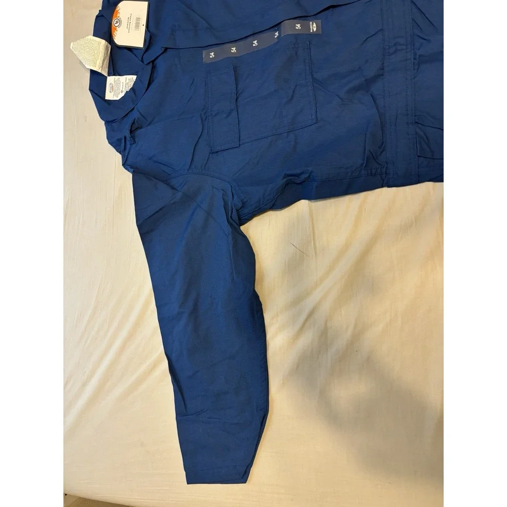 ⭐️Rasco FR Coverall Mens 54 Navy Flame Resistant⭐️NFPA 2112 ASTM⭐️NEW